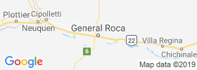 General Roca map